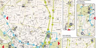 Madrid-hop-hop-off tur xəritə