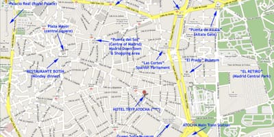Kart mərkəzinin Madrid, İspaniya