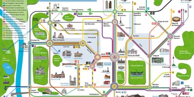 Avtobus Madrid xəritə