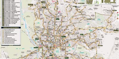 Kart Madrid gecə avtobus 